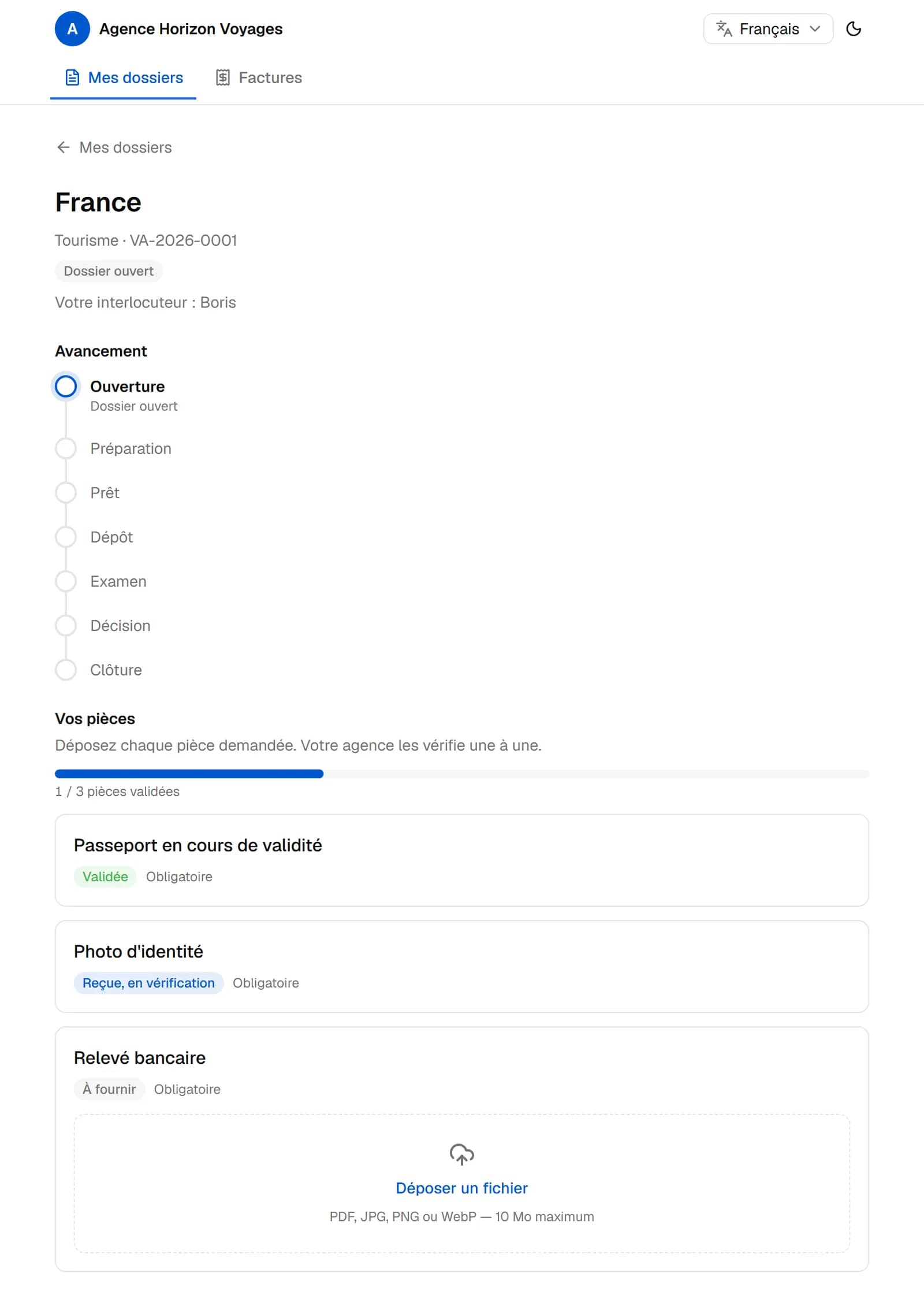 Your applicants' portal